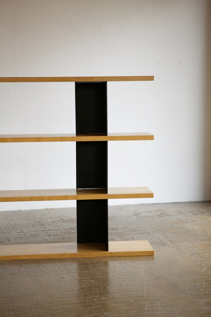 Steel and Beech Freestanding Shelving