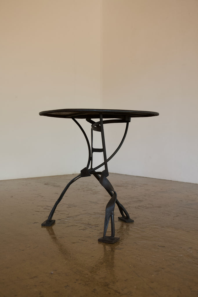 Sculptural Metal Table