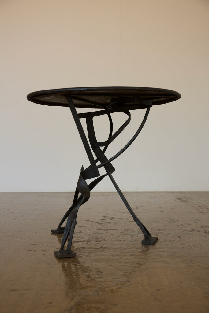 Sculptural Metal Table