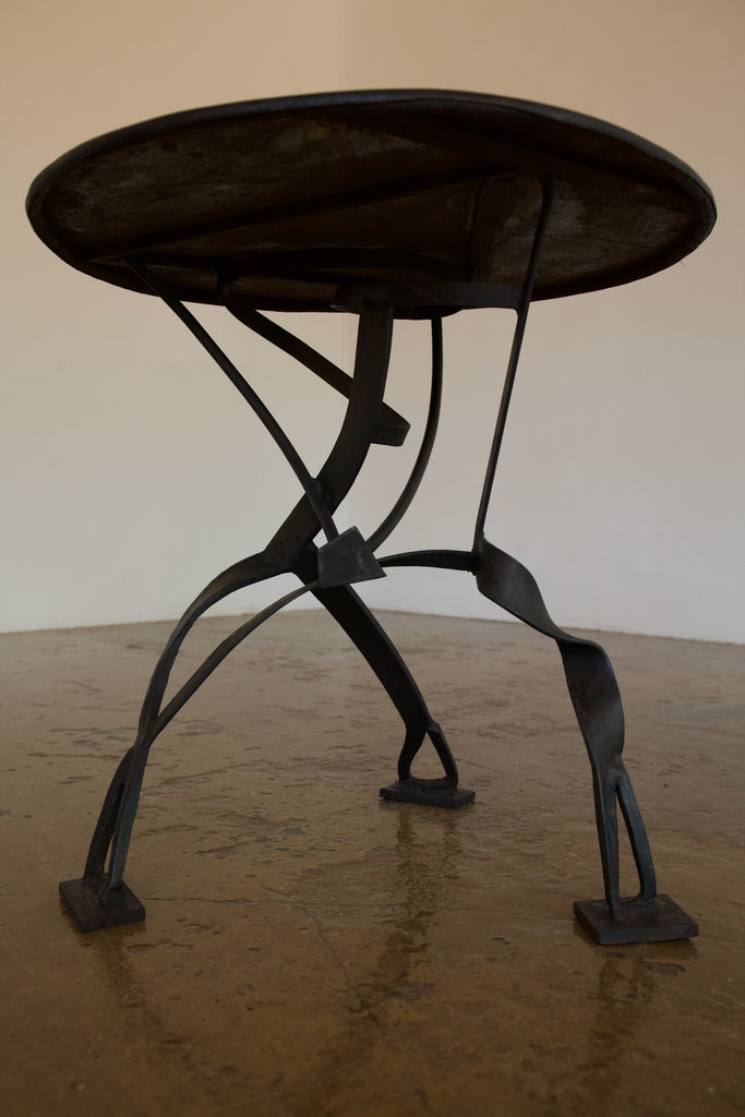 Sculptural Metal Table