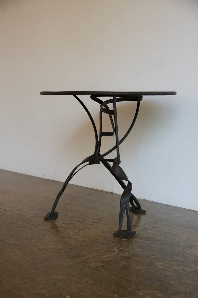 Sculptural Metal Table