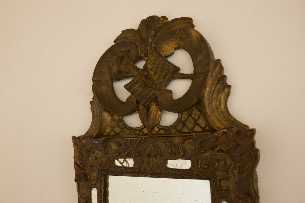 19th Century Carved Parclose Mirror
