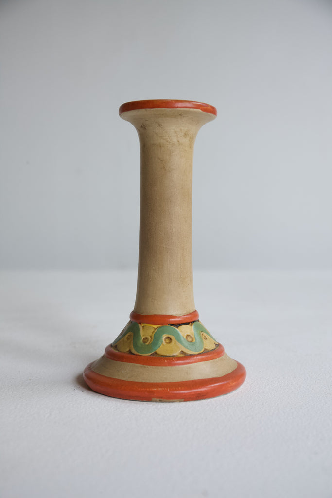 1930's Ceramic Candlestick