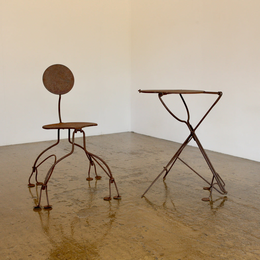 Metal Chair and Table, 1/8 2000