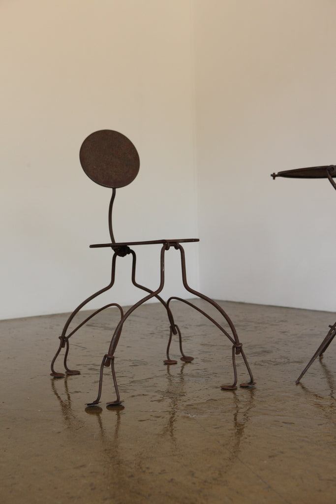 Metal Chair and Table, 1/8 2000