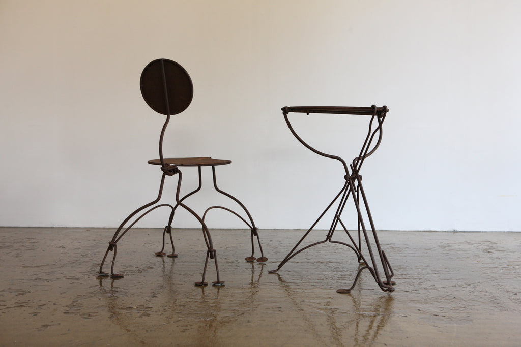 Metal Chair and Table, 1/8 2000
