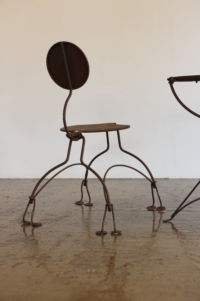 Metal Chair and Table, 1/8 2000