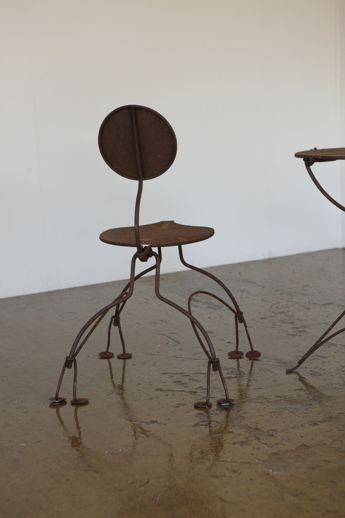 Metal Chair and Table, 1/8 2000
