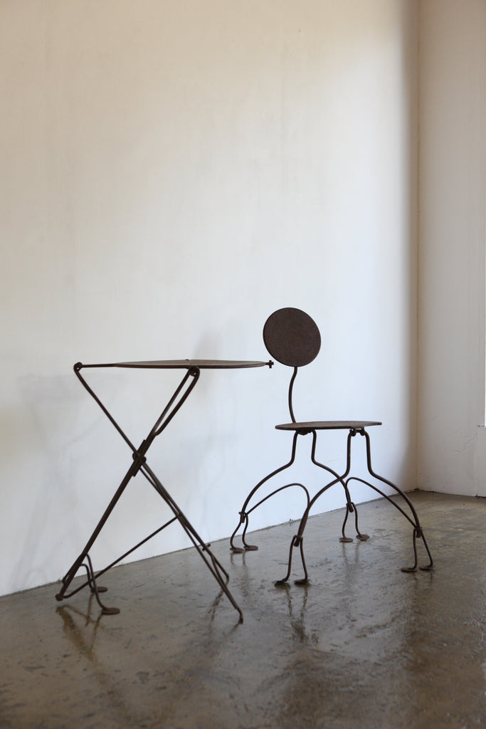 Metal Chair and Table, 1/8 2000