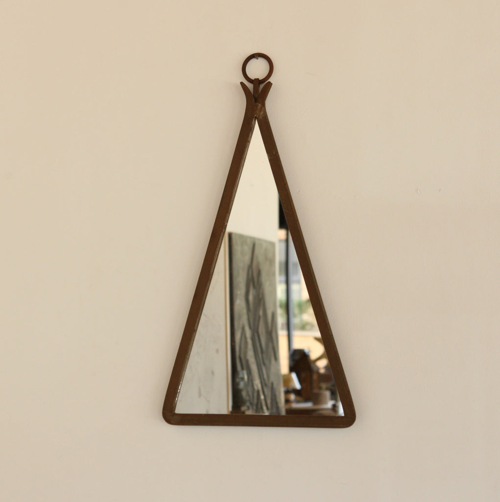 Triangular Wall Mirror