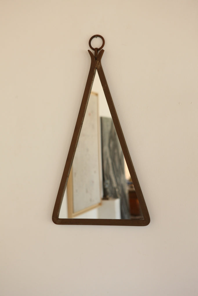 Triangular Wall Mirror