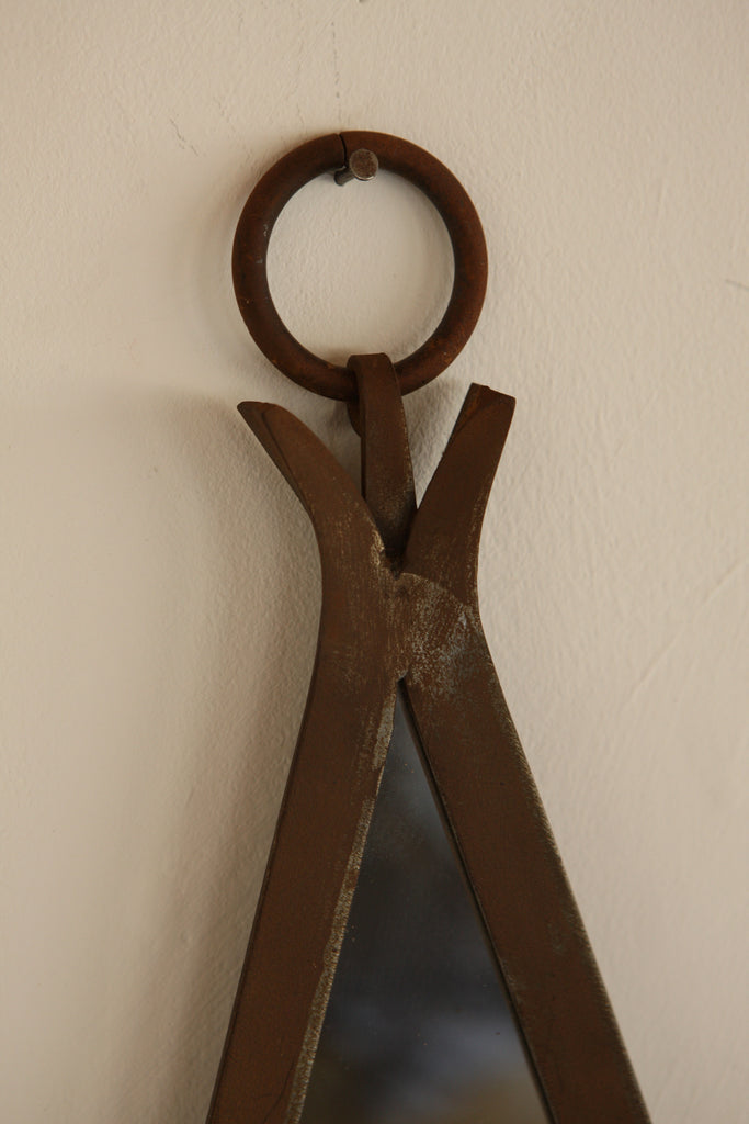 Triangular Wall Mirror