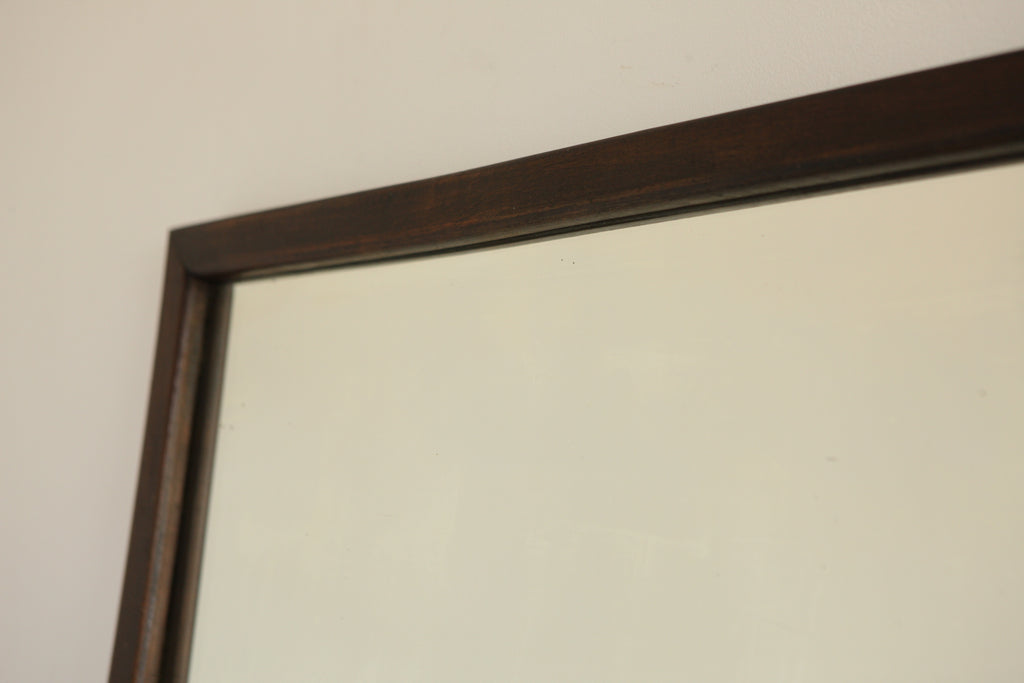Craved Wood Over Mantle Mirror