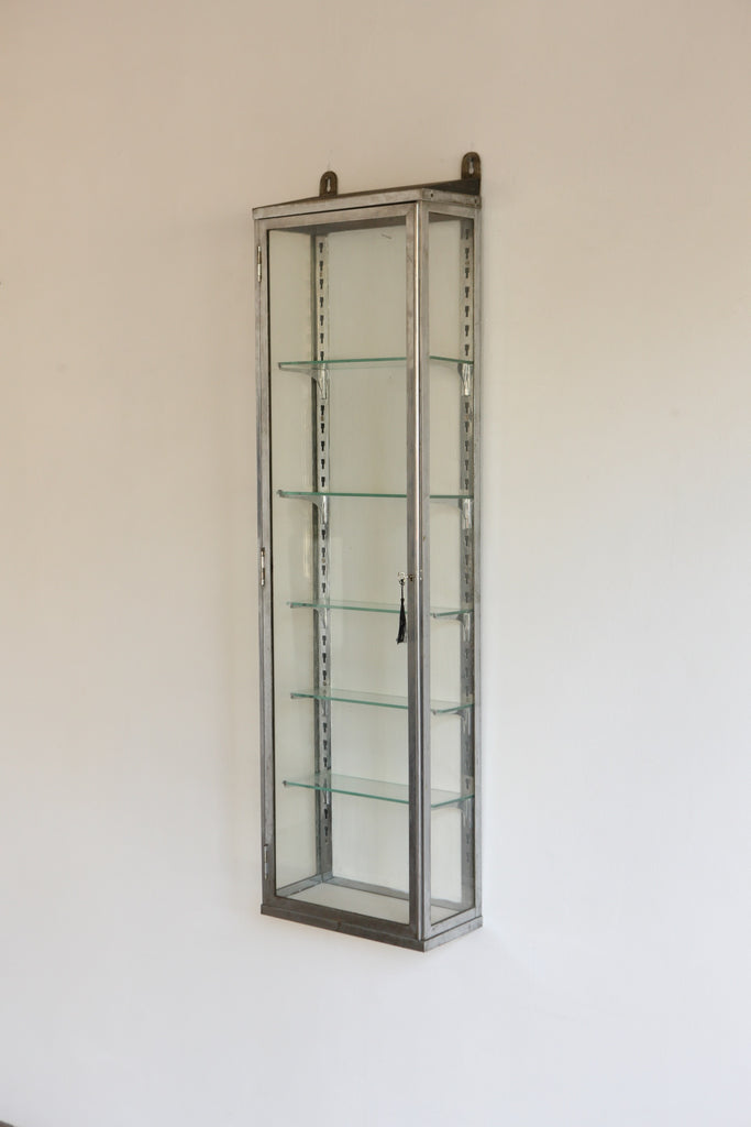 1920's Glass Wall Cabinet