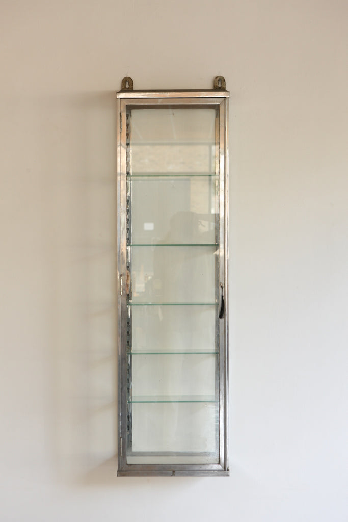 1920's Glass Wall Cabinet