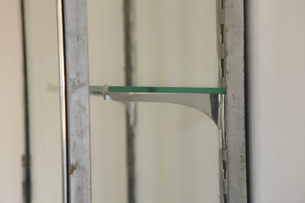 1920's Glass Wall Cabinet