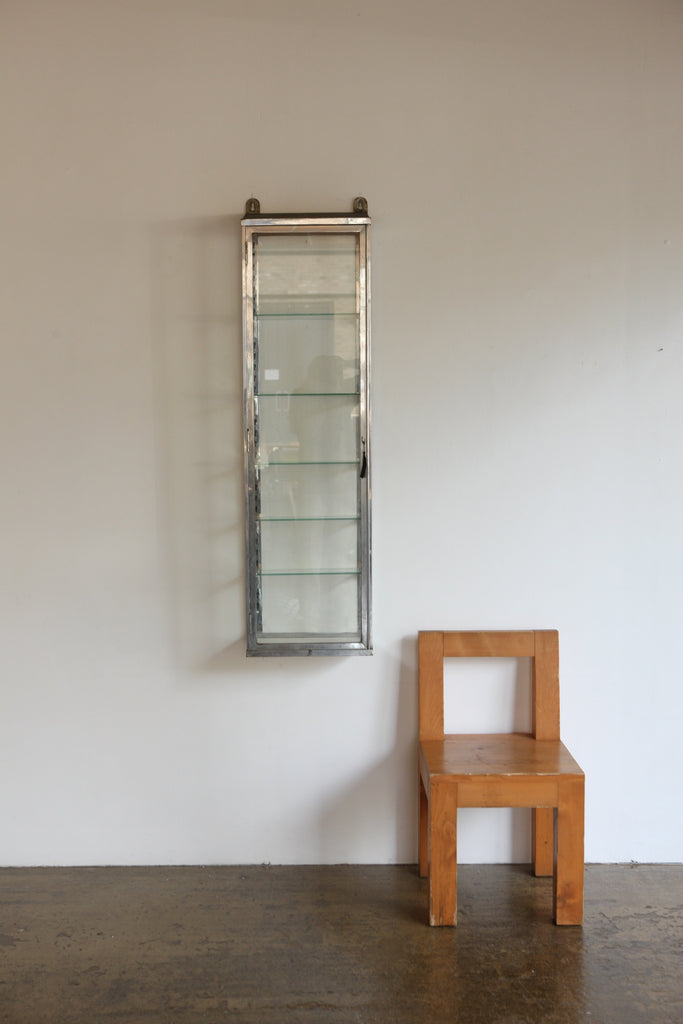 1920's Glass Wall Cabinet