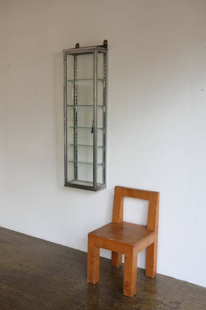 1920's Glass Wall Cabinet