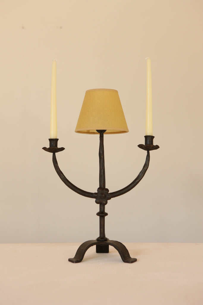 Iron Candelabra Lamp