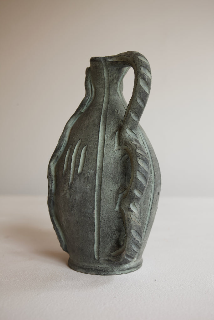 Brutalist Ceramic Partenon Jug