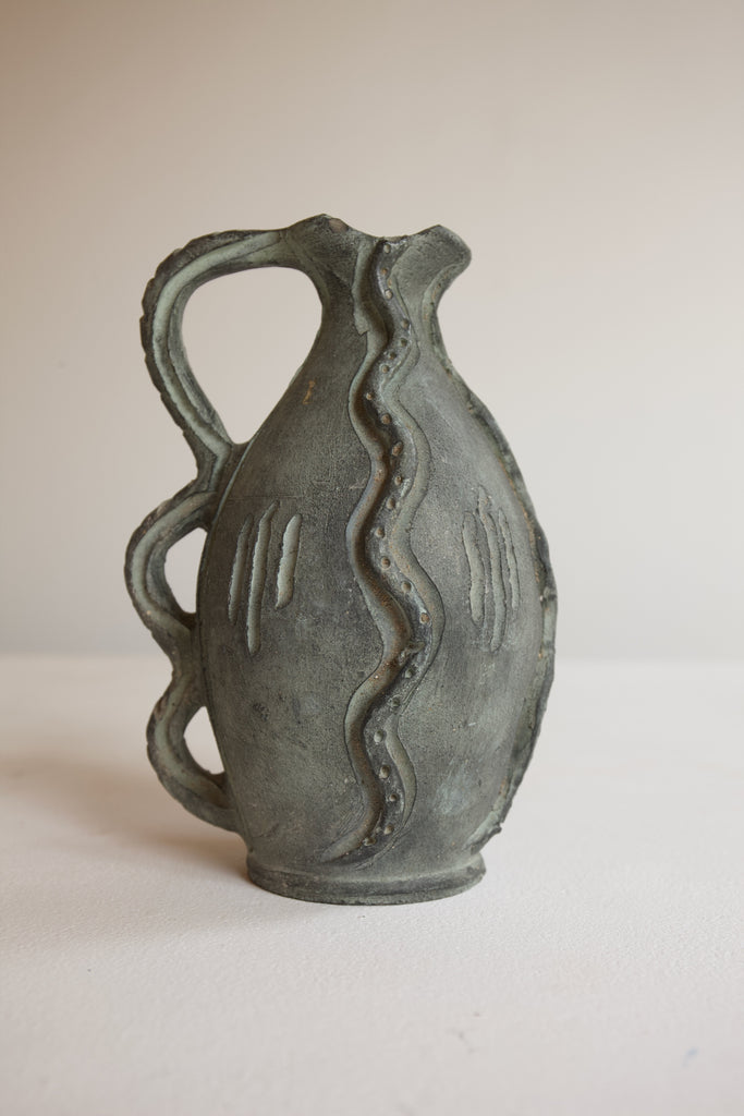 Brutalist Ceramic Partenon Jug