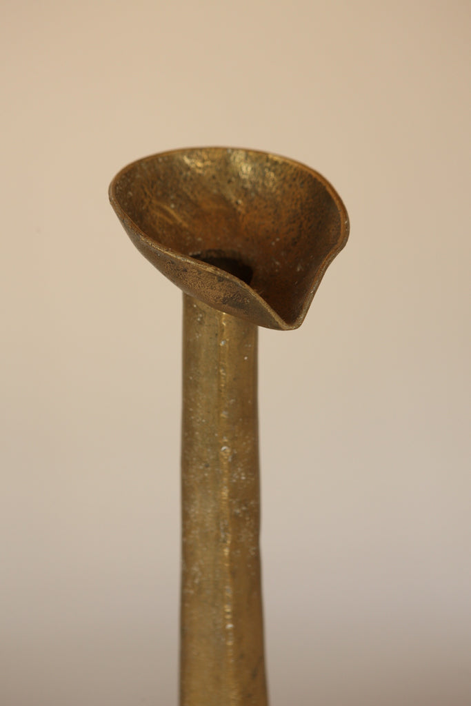 Brass Stem Vase