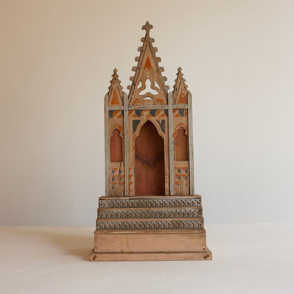 Gothic Revival Wooden Reliquary