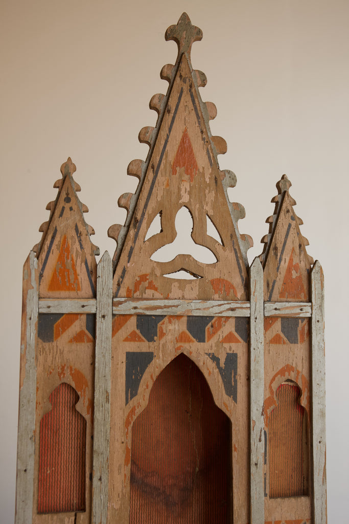 Gothic Revival Wooden Reliquary