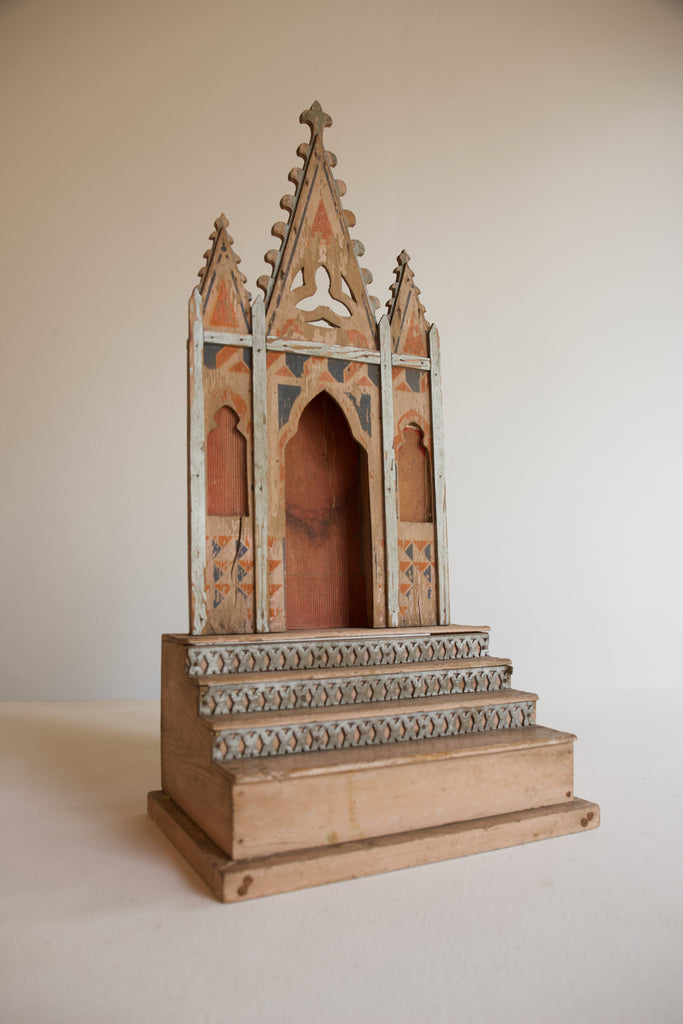Gothic Revival Wooden Reliquary