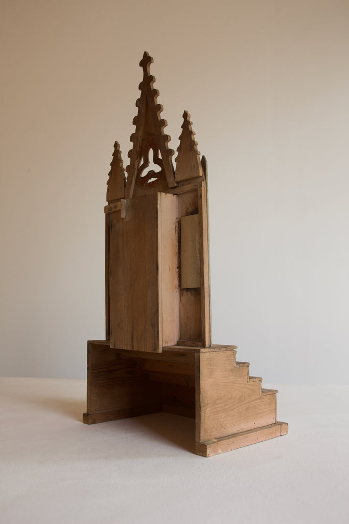 Gothic Revival Wooden Reliquary