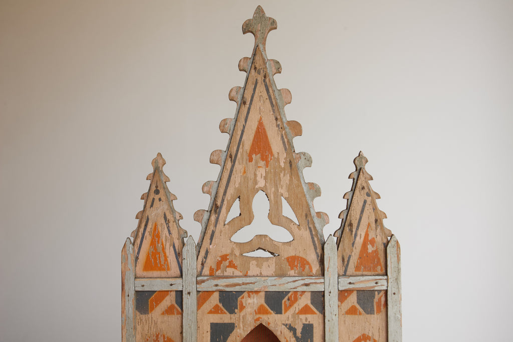 Gothic Revival Wooden Reliquary