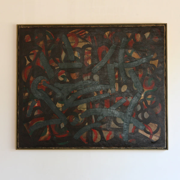 1958 Abstract in Oil on Canvas