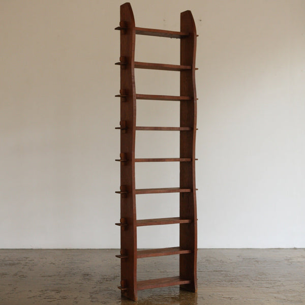 Slim Brutalist Wavy Shelving