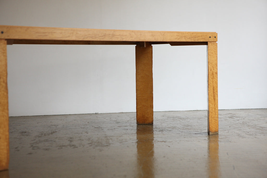Birdseye Maple 1970's Dining Table