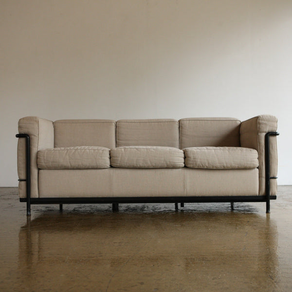LC2 3 Seater Sofa. Corbusier, Jeanneret and Perriand for Cassina