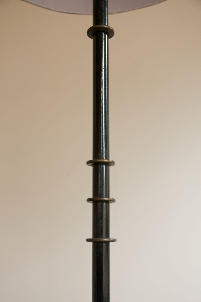 French Mixed Metal Standard Lamp