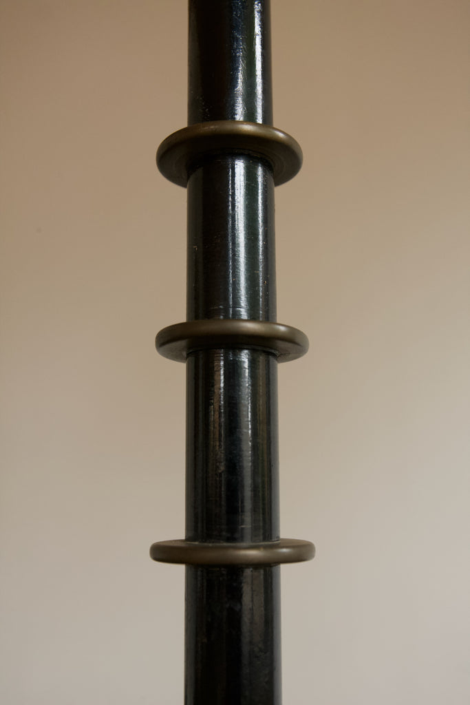 French Mixed Metal Standard Lamp