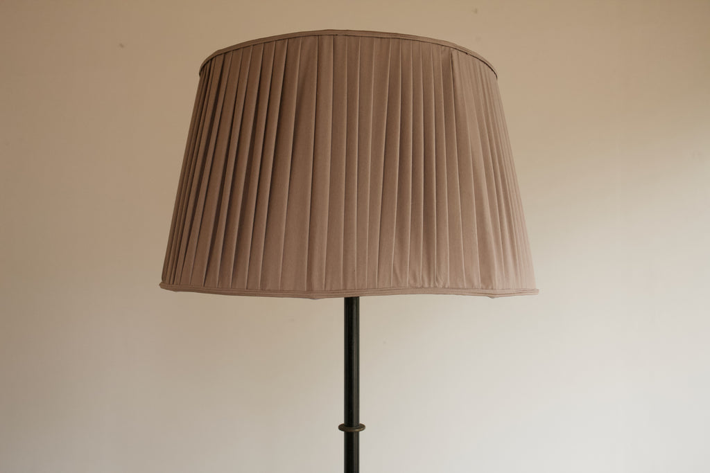 French Mixed Metal Standard Lamp