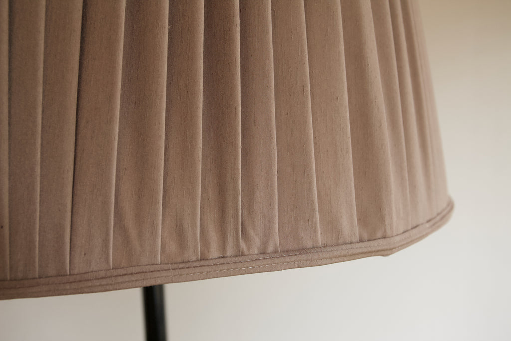 French Mixed Metal Standard Lamp