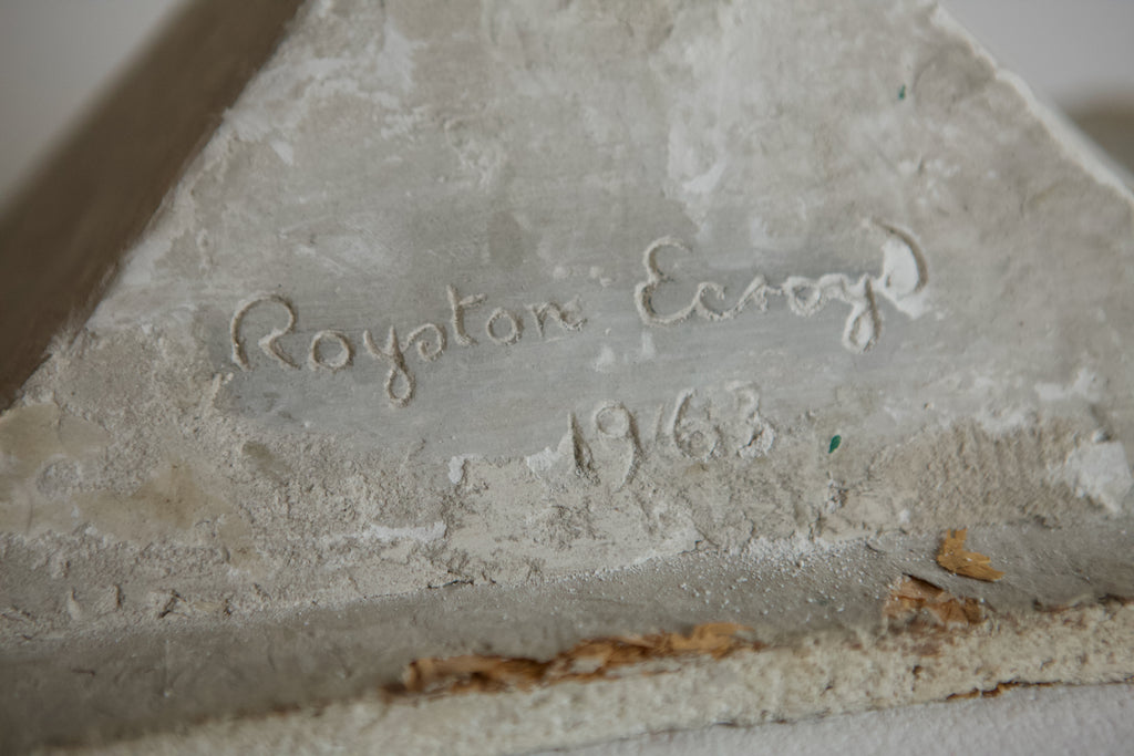 Sculpture Royston Ecroyd 1963, Plaster.