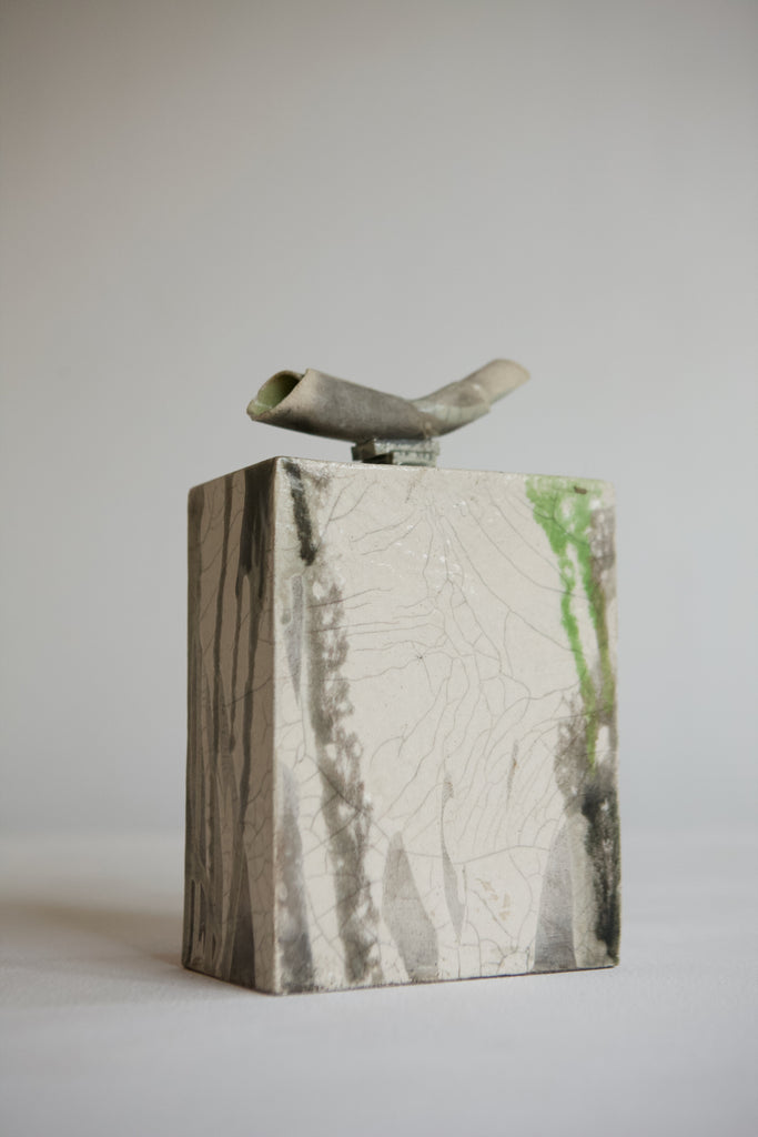 Raku Lidded Jar