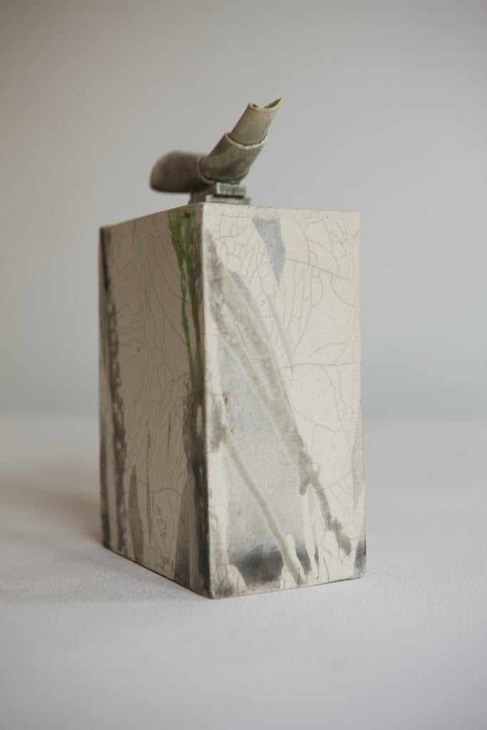 Raku Lidded Jar