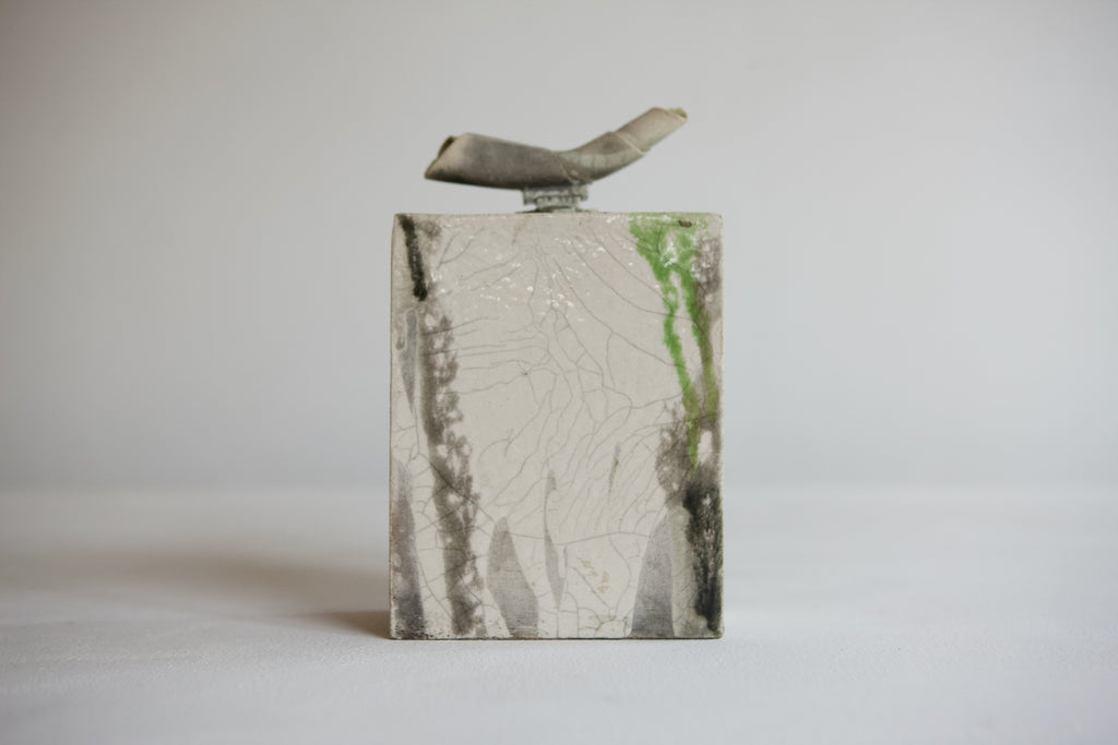 Raku Lidded Jar