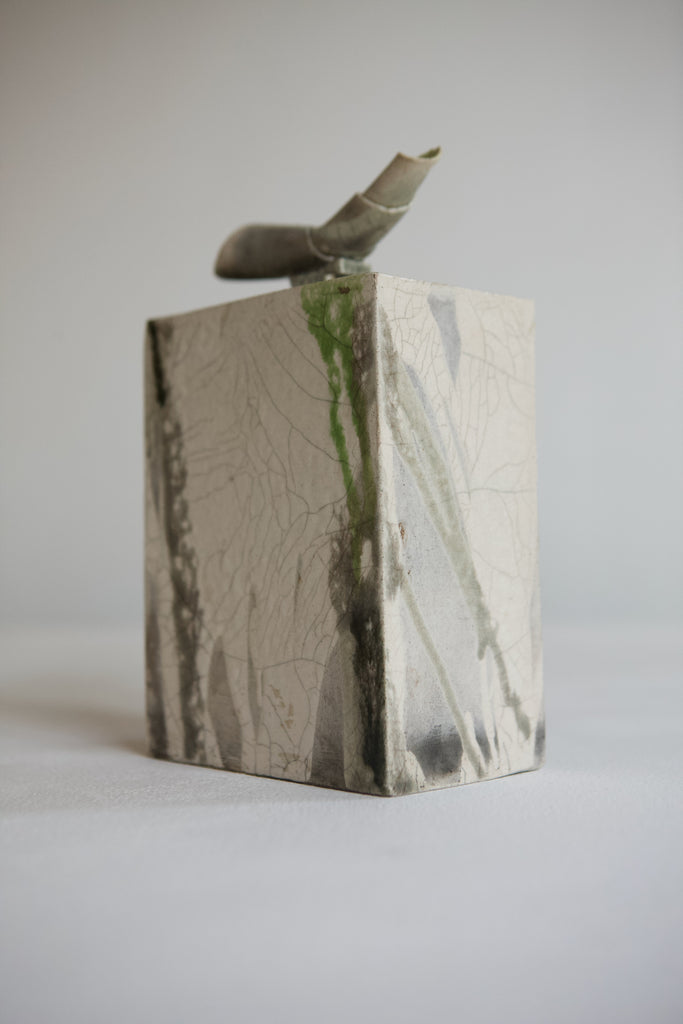 Raku Lidded Jar