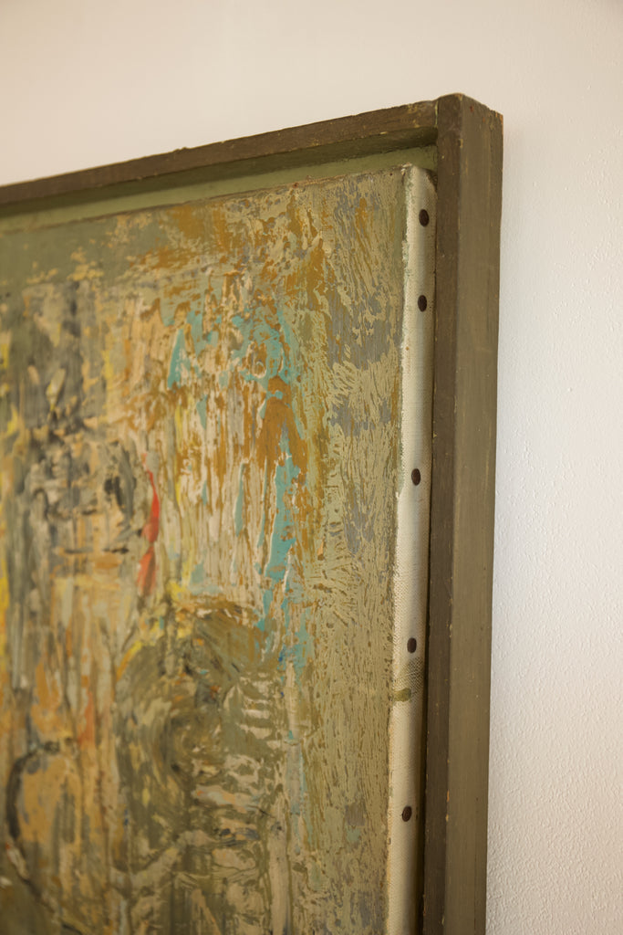 Abstract Composition on Canvas, J Jakob