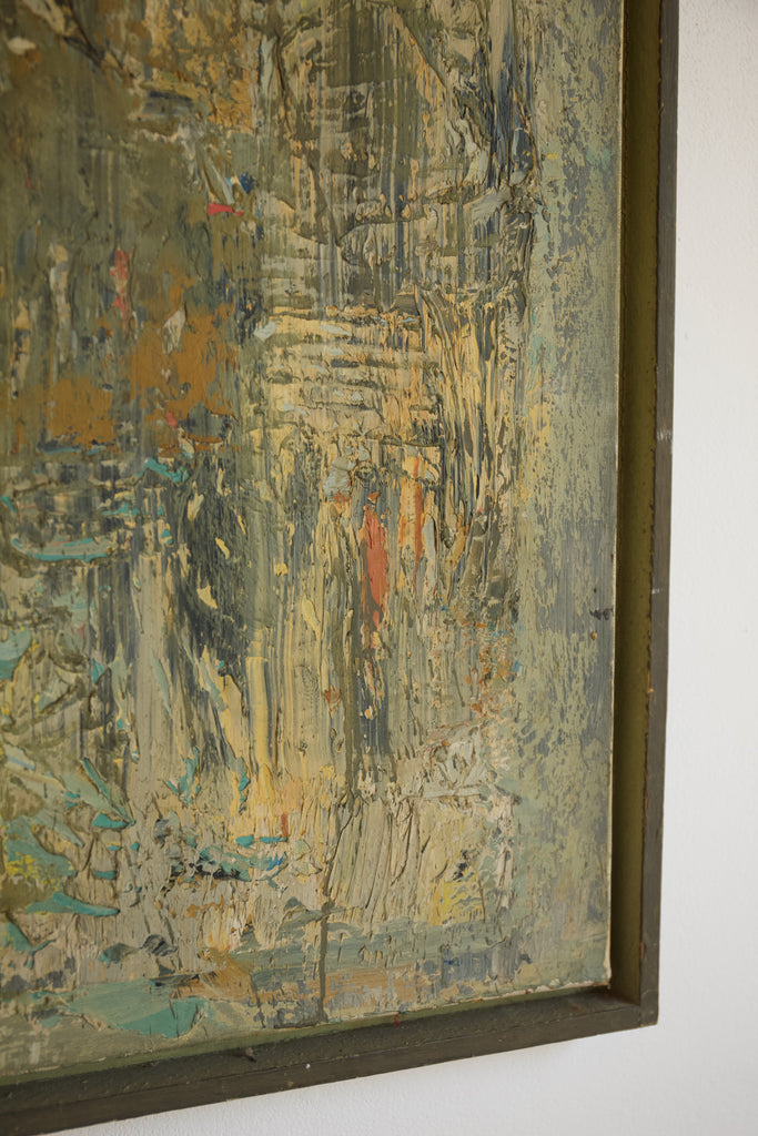 Abstract Composition on Canvas, J Jakob