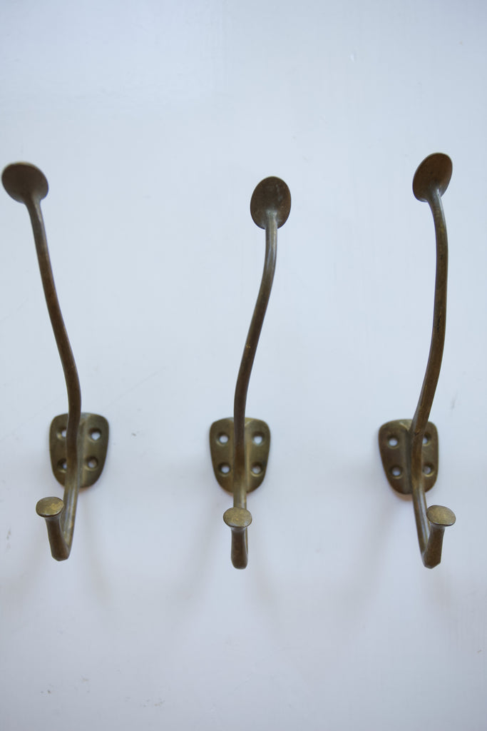 Set of Brass Hooks