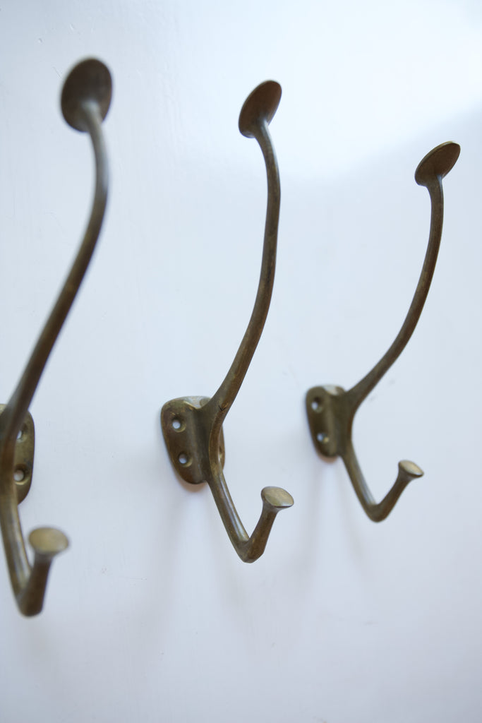 Set of Brass Hooks