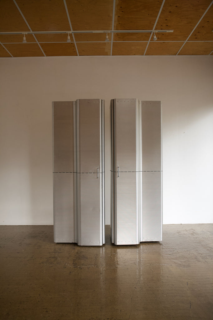 Aluminium Wardrobe by Kurt Thut for Pallucco, 1990