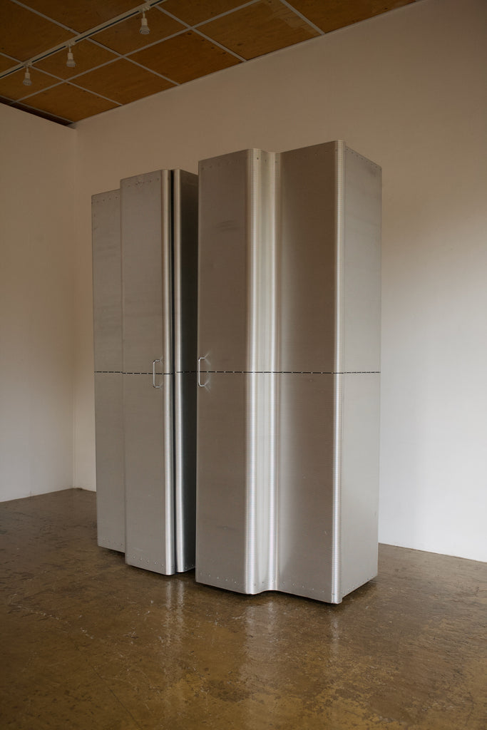Aluminium Wardrobe by Kurt Thut for Pallucco, 1990